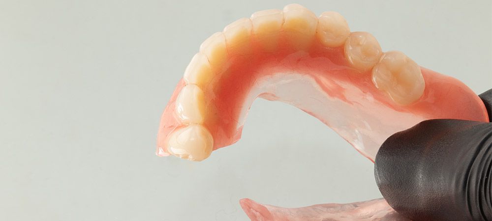 broken denture